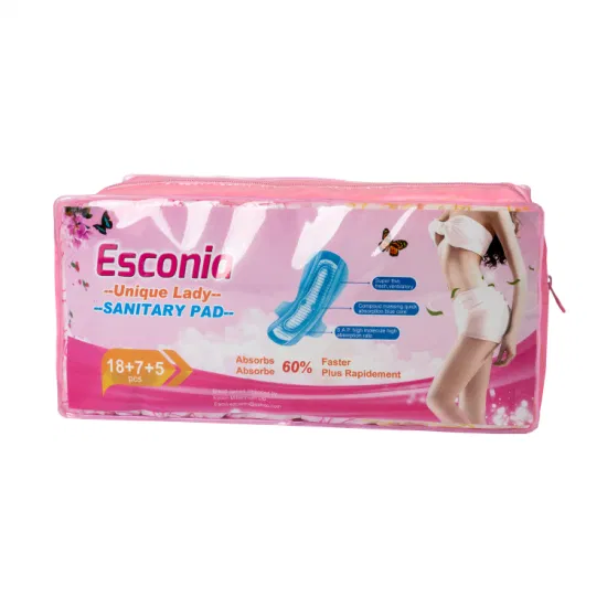 Fabricação de absorventes higiênicos femininos com guardanapos de papel descartáveis ​​​​por atacado de ânions